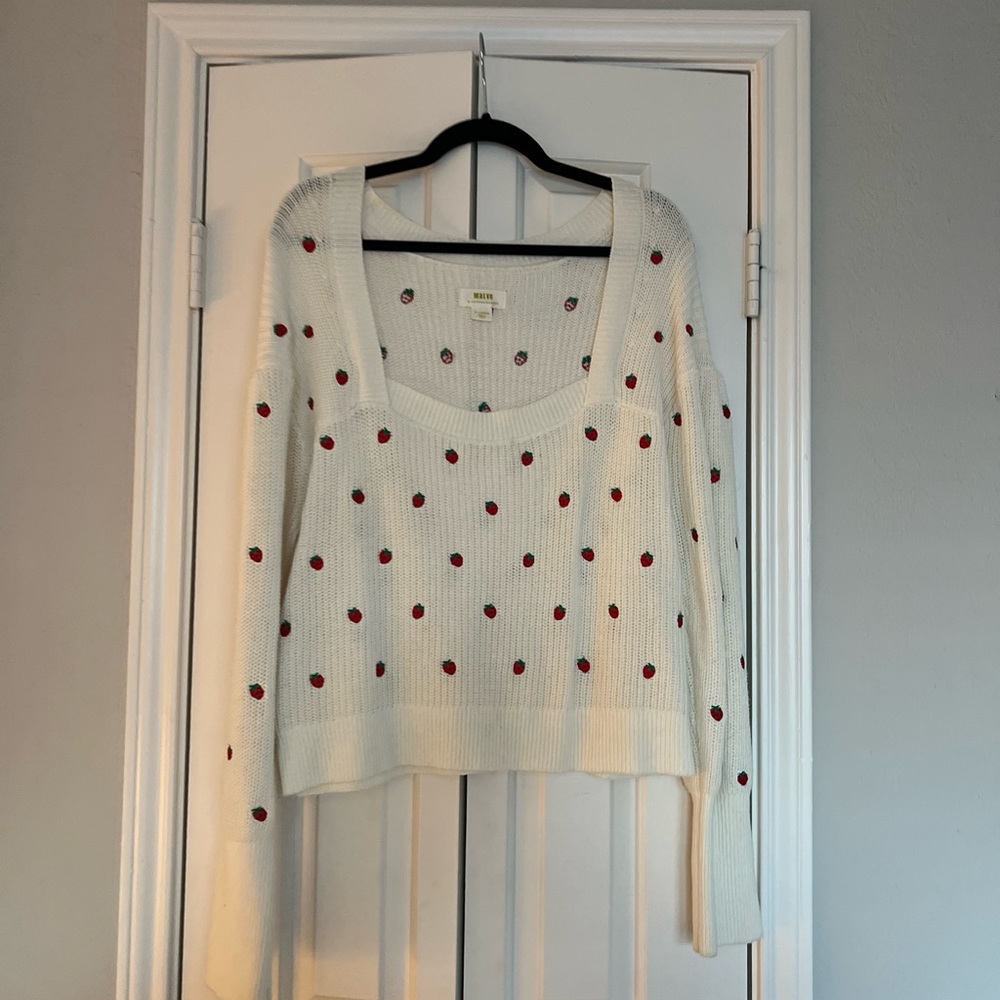 COPY - Maeve Anthropologie Strawberry Sweater 🍓